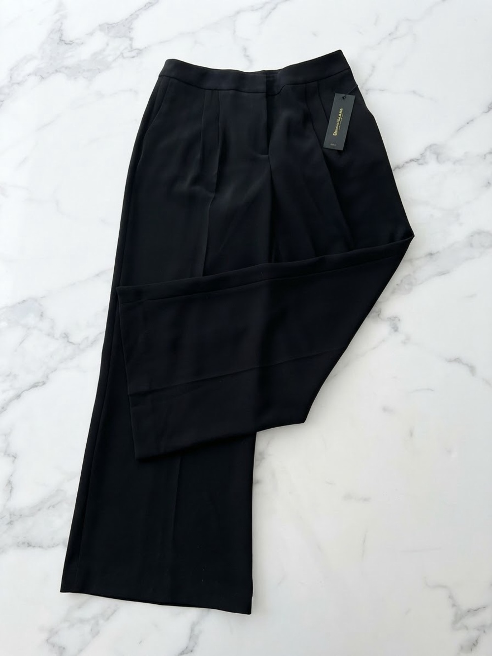 Donna Karan New York Women's Pleat Front Wide-Leg Pants